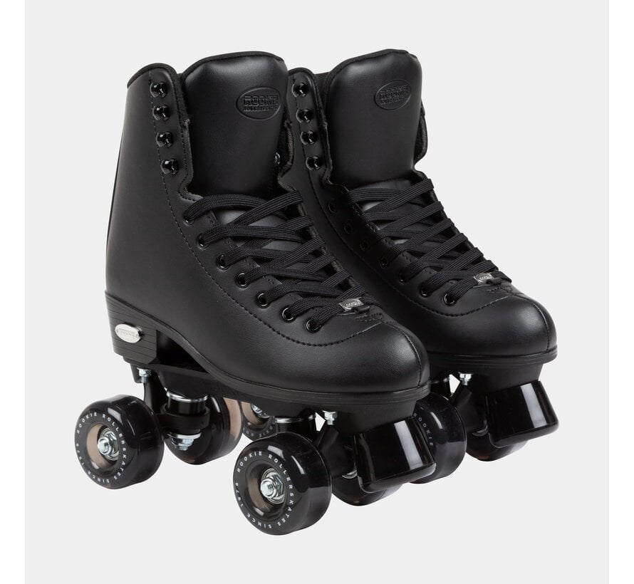 Rookie Classic 78 Zwart Rolschaatsen - retro quad skates met comfortabele softboot