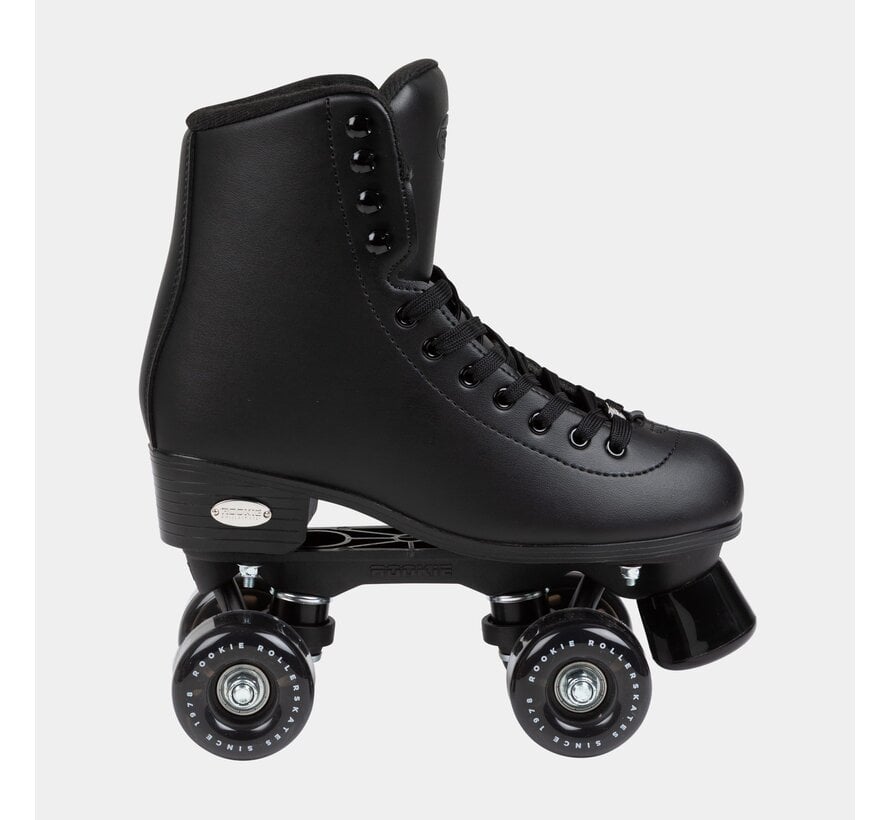 Rookie Classic 78 Rollschuhe Schwarz – Retro-Quad-Rollschuhe mit komfortablem Softboot