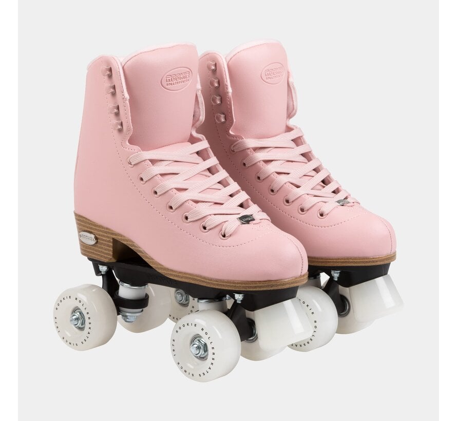 Rookie Classic 78 Pink Rollschuhe – Retro-Quad-Rollschuhe mit komfortablem Softboot