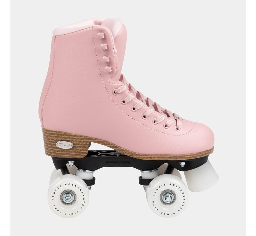 Rookie Classic 78 Pink Rollschuhe – Retro-Quad-Rollschuhe mit komfortablem Softboot