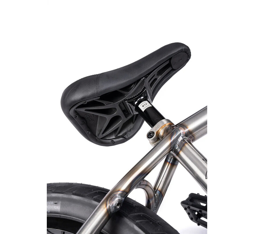 Bicicleta BMX de estilo libre Wethepeople Battleship 20, brillante y sin tratar, de cromoly completo, profesional, para trucos callejeros y técnicos.