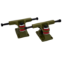 Choke 4 inch trucks Forrest Green set van 2-2e Kans