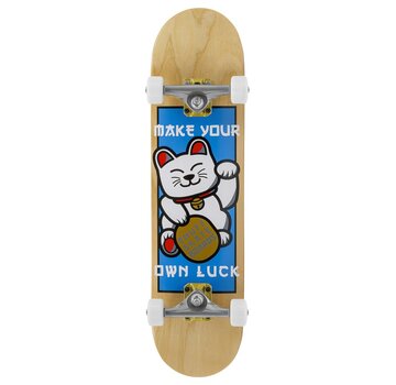 Enuff Monopatín completo Enuff Lucky Cat Natural de 8 pulgadas.
