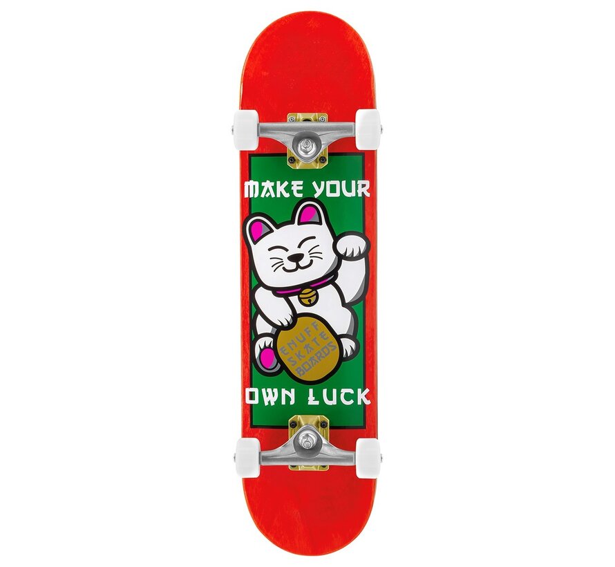Enuff Lucky Cat Compleet Skateboard Red 8''