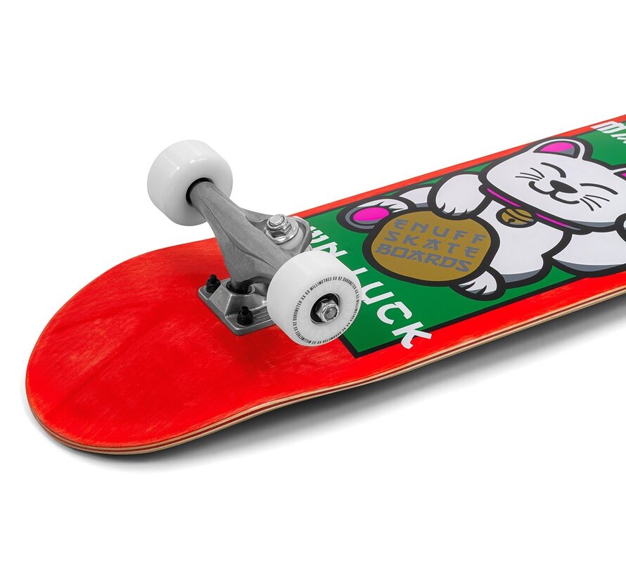 Enuff Lucky Cat Mini Complete Skateboard Red 7.25''