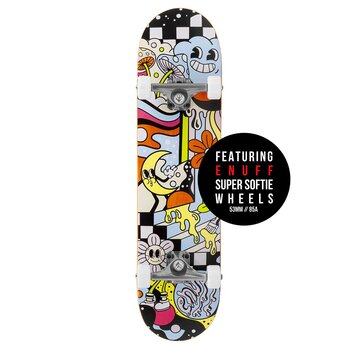 Enuff Enuff Meltworld Compleet Skateboard Dazed 7.25" / 7.75''