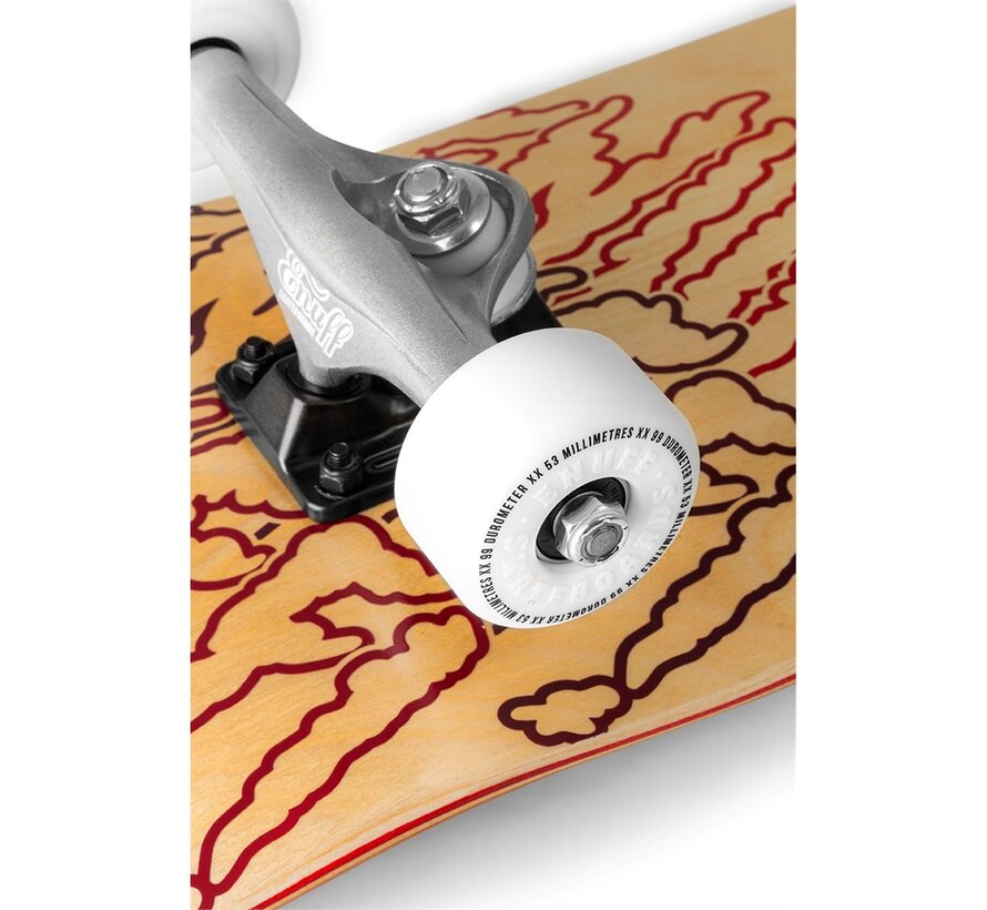 Enuff Three Tier Reloaded Compleet Skateboard Natural 8''