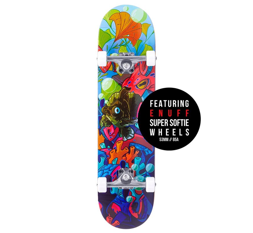 Enuff Lost At Sea Komplett-Skateboard Goldfish 8''