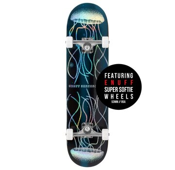 Enuff Enuff Abyss Hologram skateboard completo Jellyfish 8''