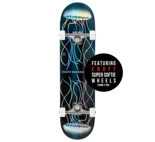 Enuff Enuff Abyss Hologram skateboard complet Jellyfish 8''