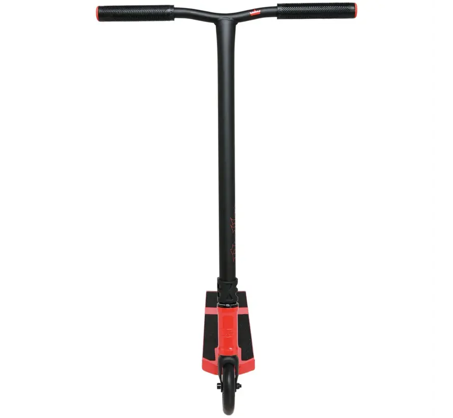 Hulajnoga akrobacyjna NKD Rally Stunt Scooter Red Freestyle Stunt Scooter z systemem kompresji HIC, kołami z rdzeniem aluminiowym o średnicy 110 mm i całkowitą wysokością 85 cm