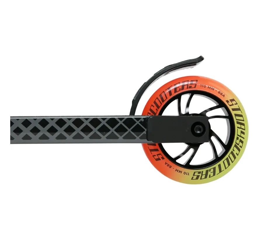 Story High Roller Air Stunt Scooter Grigio Monopattino acrobatico professionale per freestyle con ruote grandi e configurazione stabile per park e street