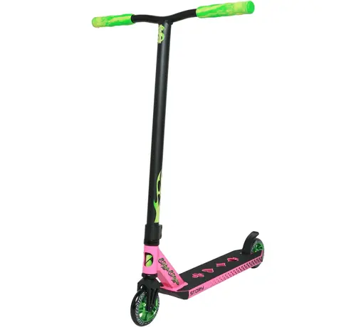 Story Story High Roller Air Stuntstep Pink Mix Professionele Freestyle Stuntstep met Grote Wielen en Sterke Park Street Setup