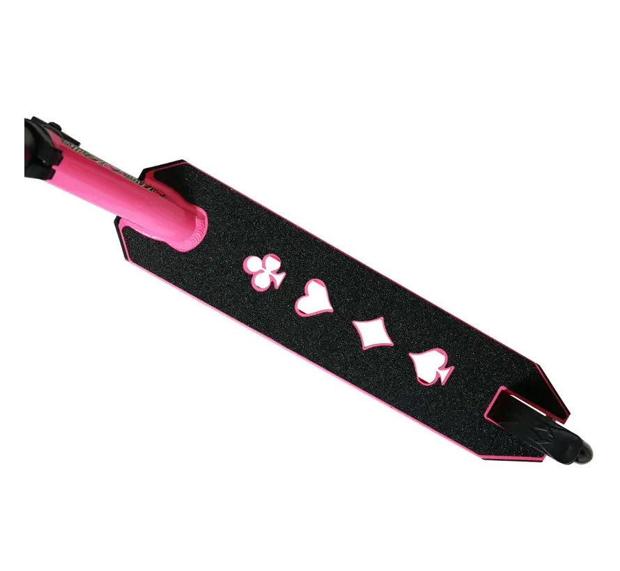 Story High Roller Air Stuntstep Pink Mix Professionele Freestyle Stuntstep met Grote Wielen en Sterke Park Street Setup