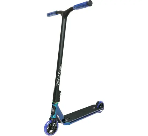 NKD NKD Rizz Stuntstep Black Purple Lichtgewicht Freestyle Stuntstep voor Park en Street Riding met Wendbare Setup