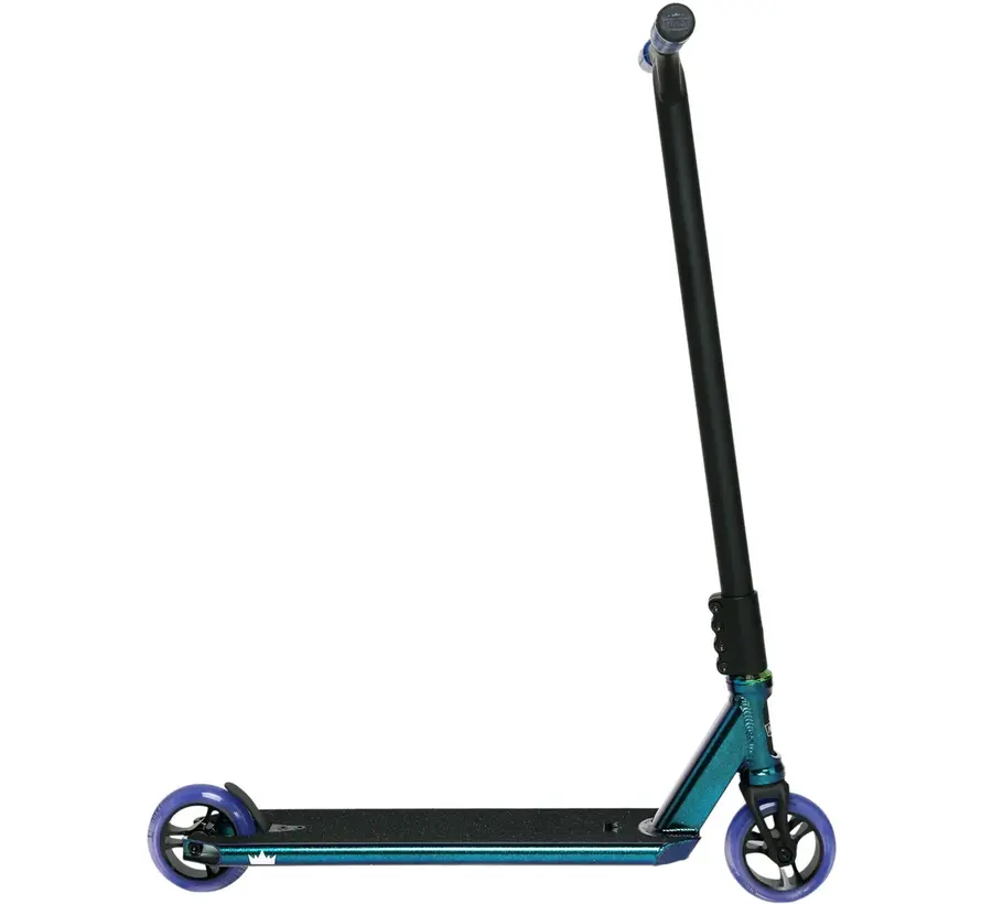 NKD Rizz Stunt Scooter Schwarz-Lila Leichter Freestyle-Stunt-Scooter für Park- und Straßenfahrten mit wendigem Setup