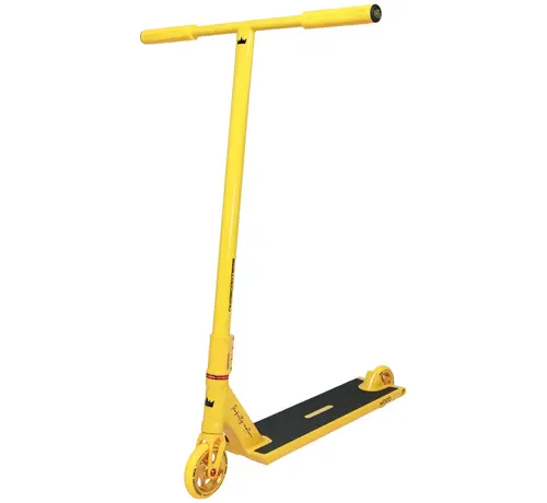 NKD NKD Mood Stunt Scooter Yellow Lightweight Freestyle Stunt Scooter for Park and Street Riding with Smooth Handling