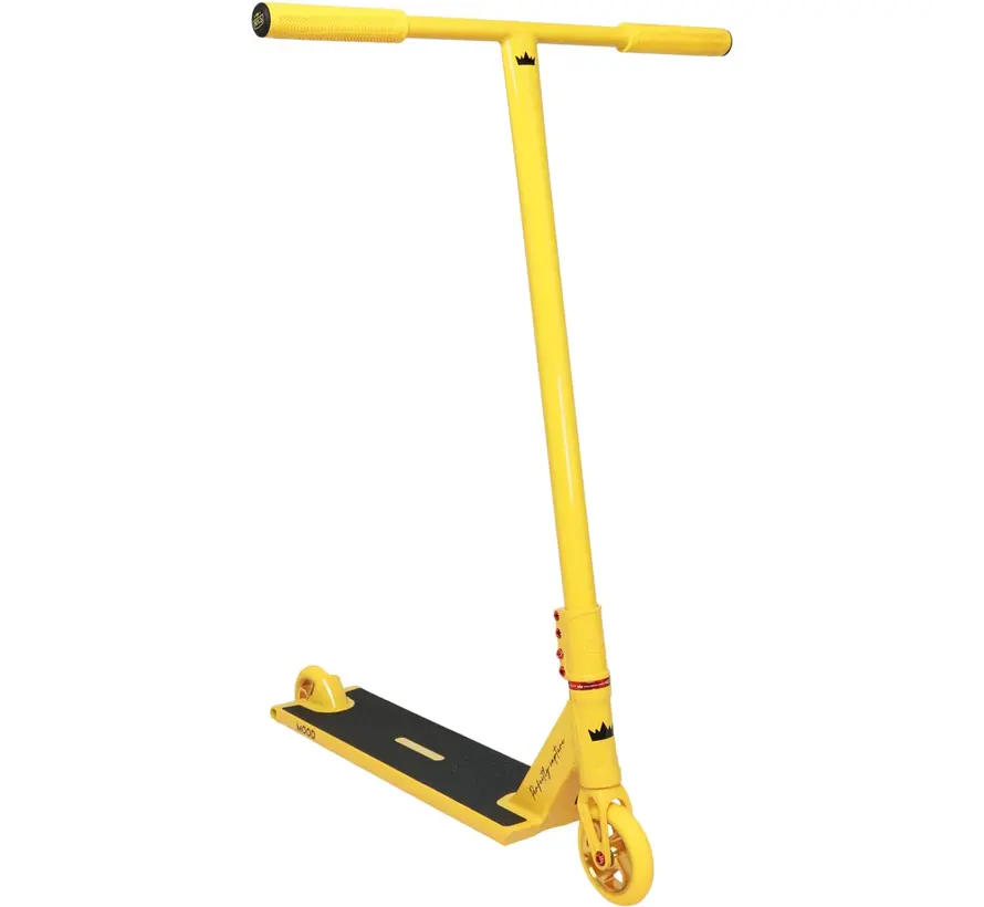 NKD Mood Stunt Scooter Gelber, leichter Freestyle-Stunt-Scooter für Park- und Straßenfahrten mit geschmeidigem Handling