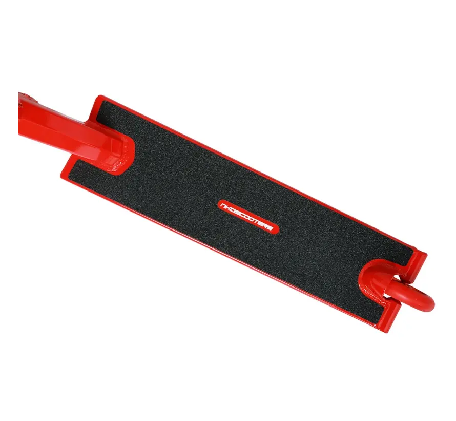 NKD Mood Stuntstep Red Lichtgewicht Freestyle Stuntstep met HIC Compression en 110mm Wielen voor Park en Street Riding
