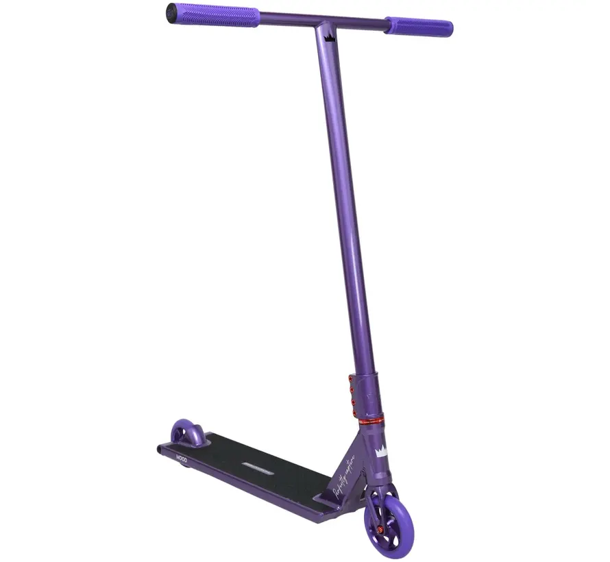 NKD Mood Stuntstep Purple Lichtgewicht Freestyle Stuntstep met HIC Compression en 110mm Wielen voor Park en Street Riding
