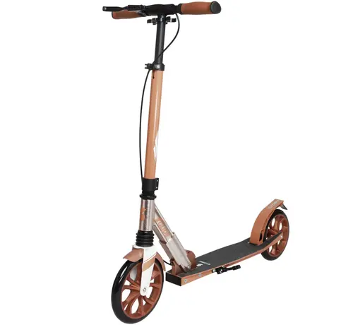 Story Story GlideX Elite Foldable Transport Scooter Cream Comfortable Scooter with Large Wheels and Foldable Design for Everyday Use