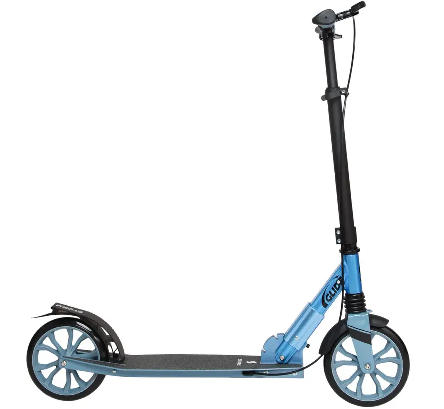 Story GlideX Elite Faltbarer Transportroller Blau Komfortabler Roller mit großen Rädern und faltbarem Design für den täglichen Gebrauch