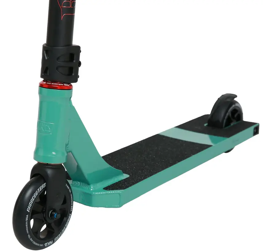 NKD Rally Stuntstep Green Lichtgewicht Freestyle Stuntstep voor Park en Street Riding met Wendbare Setup