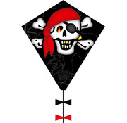 Eddy Eddy Eco Jolly Roger Pirate Tail Kite 50cm