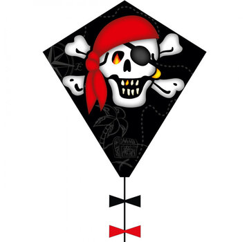 Eddy Eddy Eco Jolly Roger Pirate Tail Kite 50cm