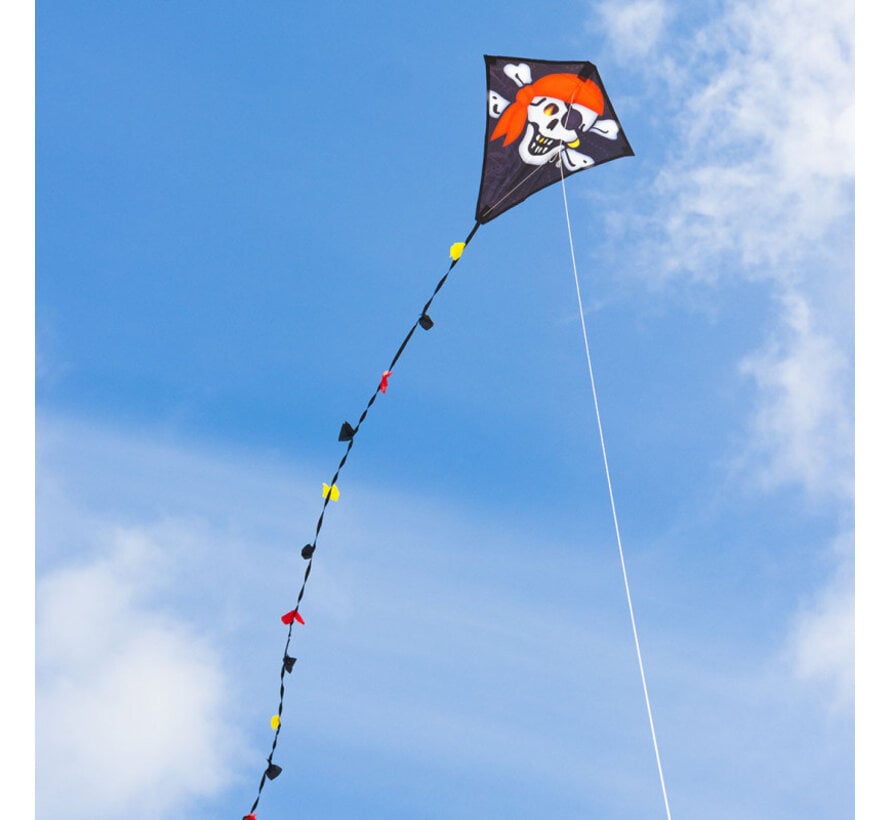 Eddy Eco Jolly Roger Tail Kite 50cm Piracki latawiec z długim ogonem dla dzieci
