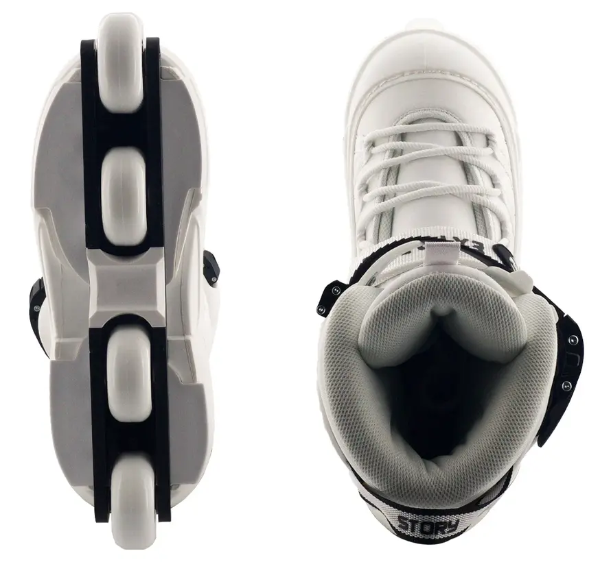 Patins à roues alignées Story agressifs Blanc Noir - Copy