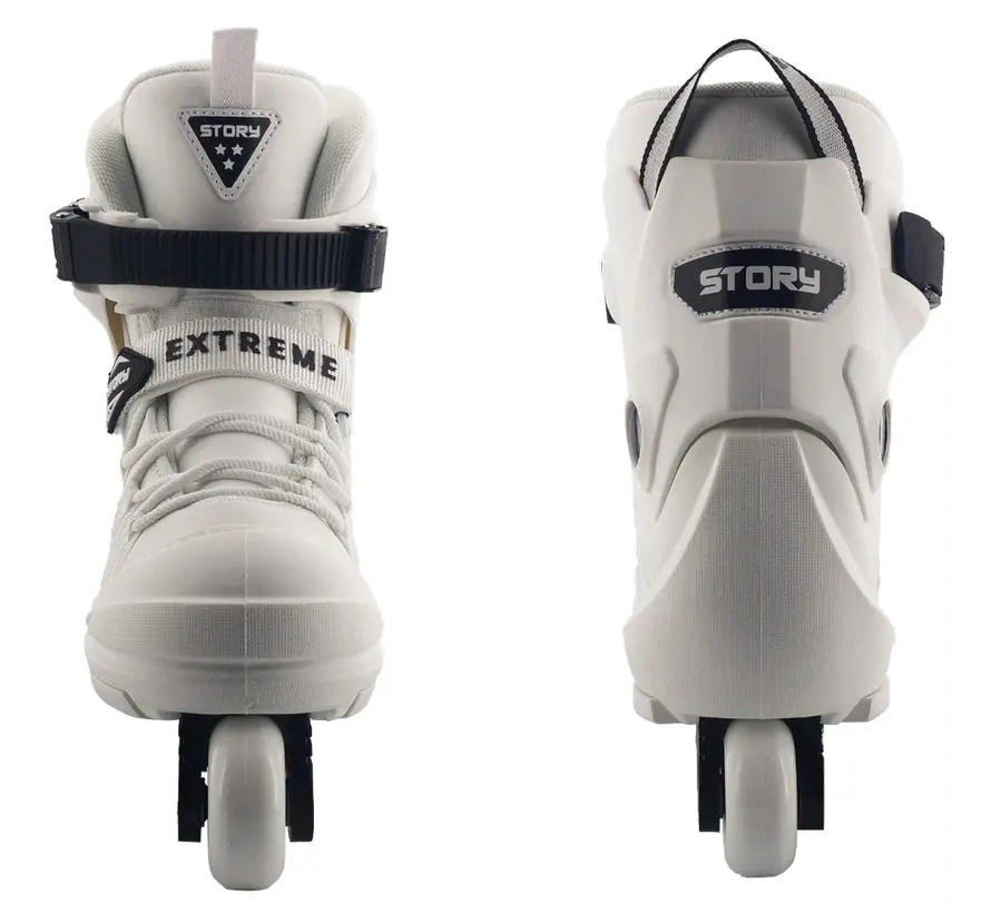 Patins à roues alignées Story agressifs Blanc Noir - Copy