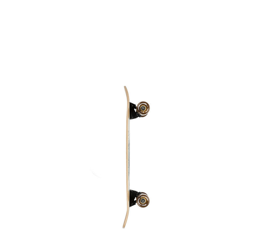 Arbor Bamboo Pocket Rocket White/Black 27 Cruiser - complete Arbor cruiser/longboard voor cruisen en carven