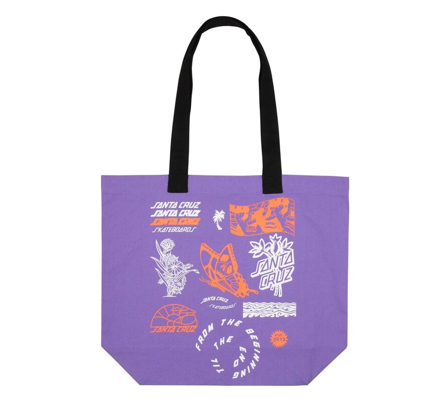Sac fourre-tout Santa Cruz Rise 'N Shine violet clair - un sac pratique au style skate Santa Cruz