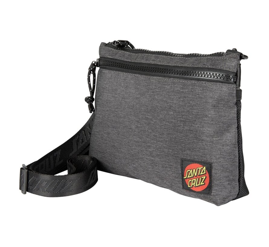 Santa Cruz Sidebag Classic Label Black - praktische tas met Santa Cruz skate stijl
