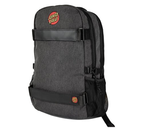Santa Cruz Santa Cruz Skatepack Classic Dot Emb Black - praktische tas met Santa Cruz skate stijl