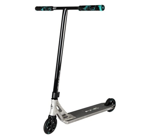 Addict Addict Burner - Glitch Stuntstep Black/Raw 520mm - complete stuntstep voor park en street