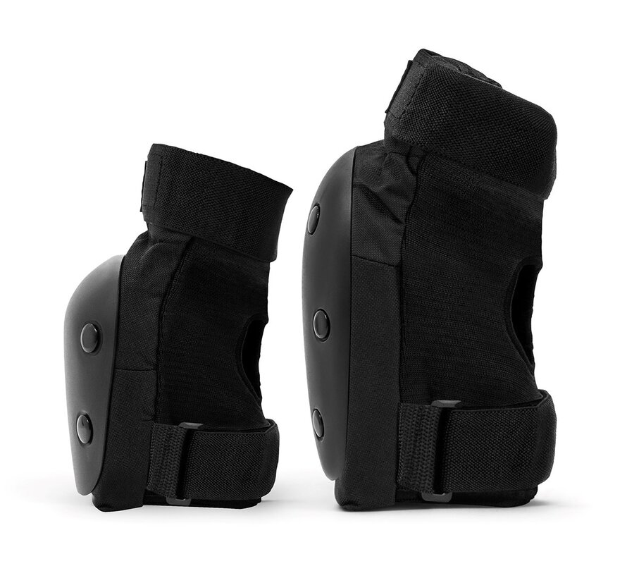 REKD Youth Heavy Duty Double Pad Set Zwart L - rekd youth heavy duty double pad set black l