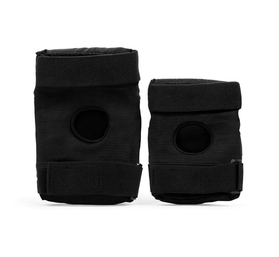 REKD Youth Heavy Duty Double Pad Set Zwart L - rekd youth heavy duty double pad set black l