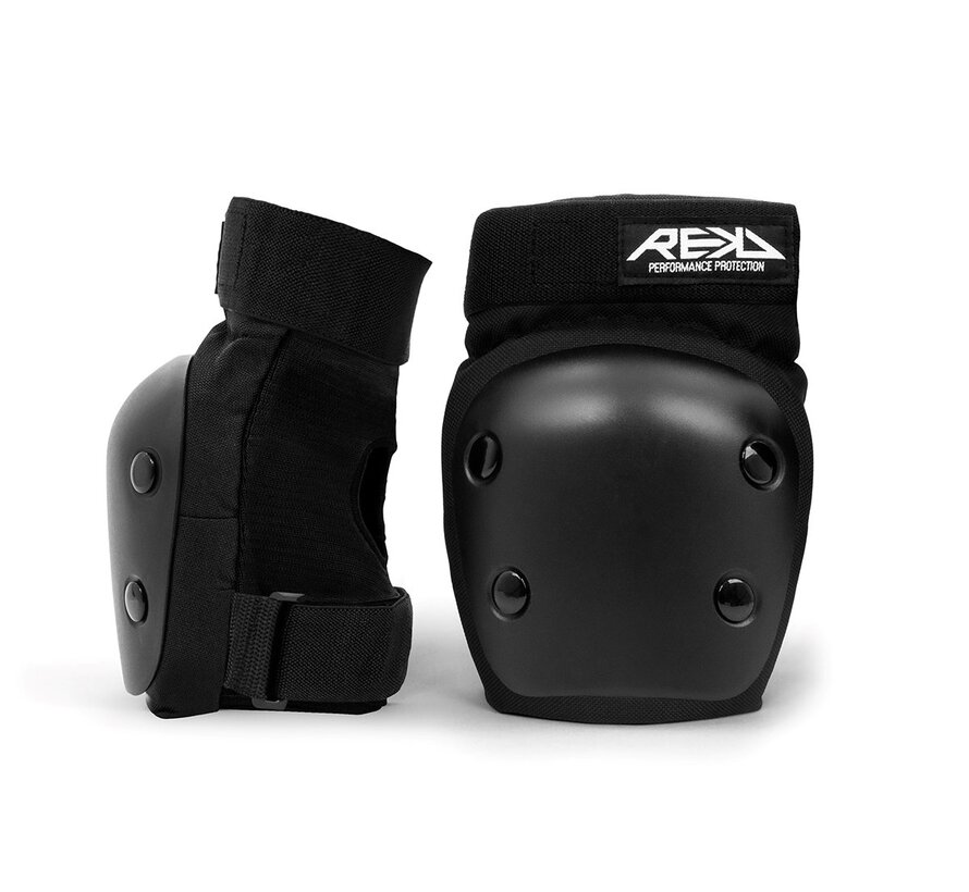 REKD Youth Heavy Duty Double Pad Set Zwart L - rekd youth heavy duty double pad set black l
