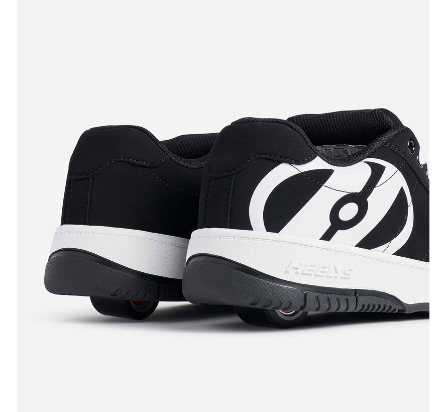 Heelys Kolect Noir/Blanc - chaussures à roulettes confortables au look sportif