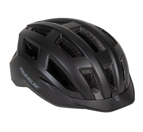 Powerslide Kask Powerslide Fitness Classic Black - lekki regulowany kask