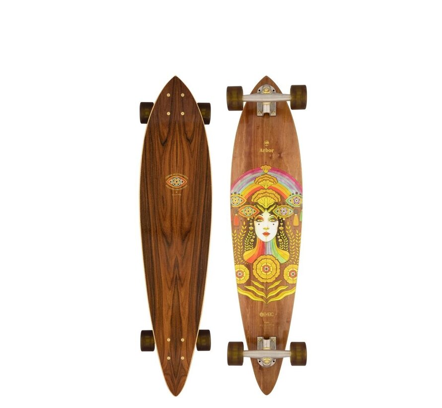 Arbor Solstice B4BC Fish Multi 37 Longboard - kompletna deska Arbor do cruisingu i carvingu
