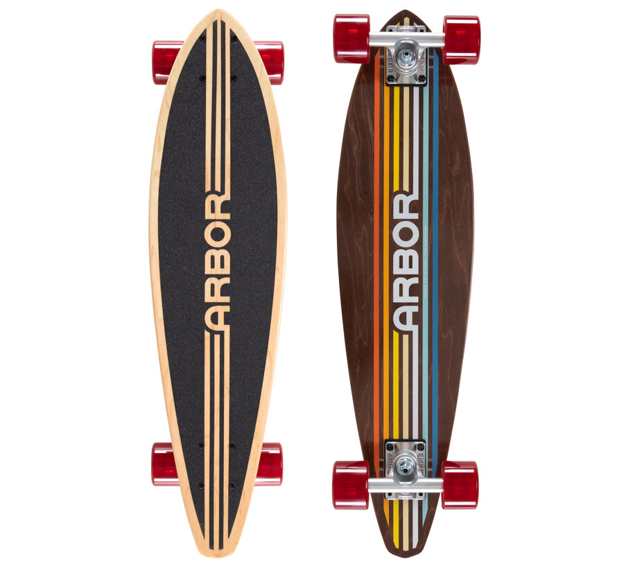 Arbor Micron Hawkshaw 29" Cruiser - complete cruiser skateboard voor carving en cruising