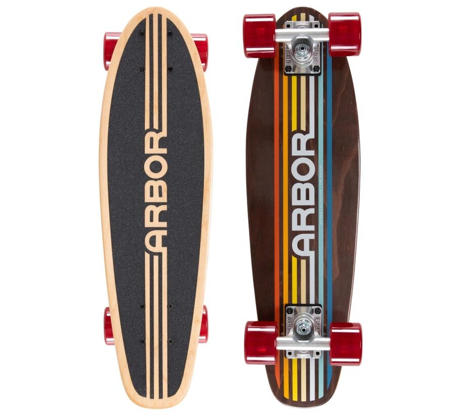 Arbor Micron Bogart 23.75" Cruiser - complete cruiser skateboard voor carving en cruising