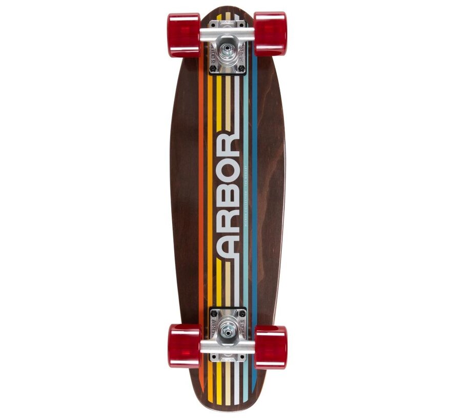 Arbor Micron Bogart 23.75" Cruiser - complete cruiser skateboard voor carving en cruising