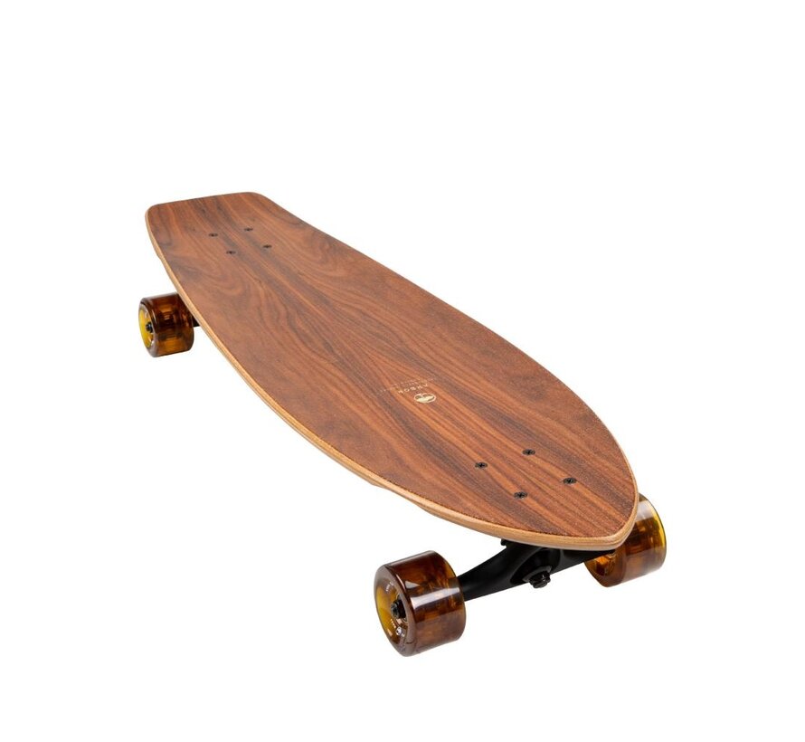 Arbor Groundswell Rally Black 30.5" Cruiser - complete cruiser skateboard for carving and cruising