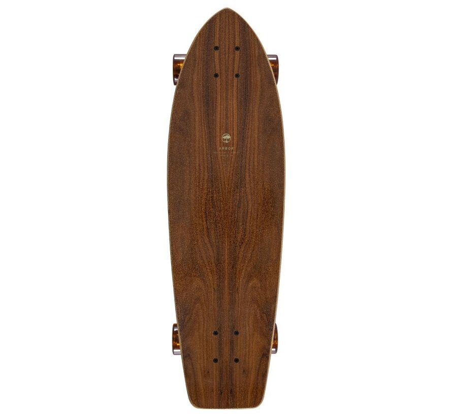 Patineta cruiser Arbor Groundswell Rally Black de 30,5" - patineta cruiser completa para carving y cruising.