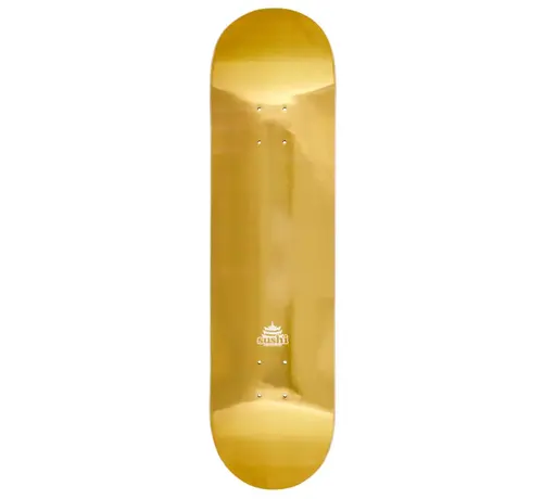 Sushi Planche de skateboard Sushi Decks Pagoda Foil Gold 8,125" - planche de skateboard séparée pour votre propre configuration