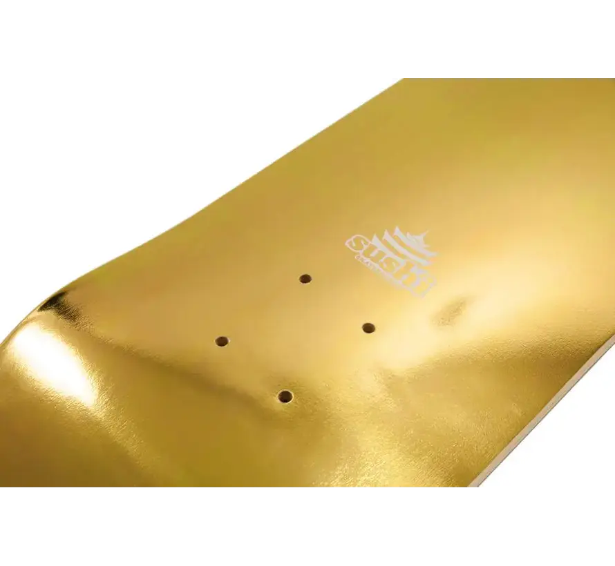 Deskorolka Sushi Decks Pagoda Foil Gold 8,125" - oddzielny blat do własnej konfiguracji deskorolki